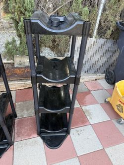 Water bottle rack fits 4 