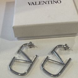 Silver earrings
