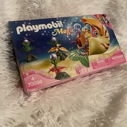 New Playmobil Magic Mermaid With Sea Snail Gondola Building 70098 New In Box