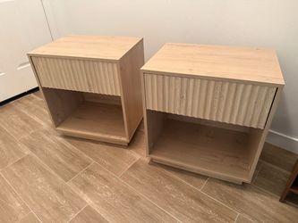 Modern nightstands set of 2