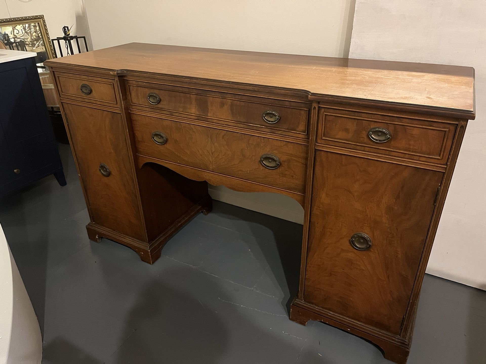 Antique Side Board Or Desk