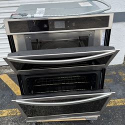 Whirlpool 6.4 cu. ft. Smart Combination Wall Oven, model number WOC54EC0HS20