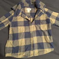 Toddler Plaid Button Up Shirt