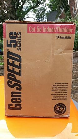 GenSpeed cat 5e series indoor outdoor cable