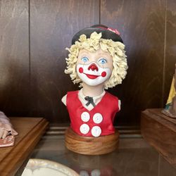 Handmade Porcelain Clown