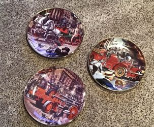 Set Of National Fire Museum Collector Plates
