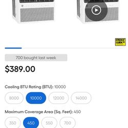 Honeywell Window Ac 10000BTU