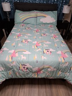 Unicorn Comforter & Sheet Bed Set