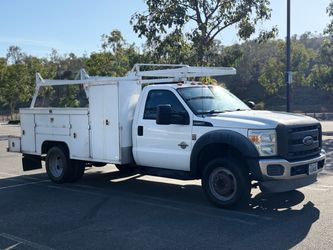 2014 Ford F-550 Super Duty 6.7L Power Stroke Diesel – Utility / Service Truck. 1 Owner. Clean Title. Clean CARFAX with no accidents or damage reported