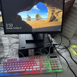 Dell Desktop 20inch with Gaming Keyboard and Mouse 