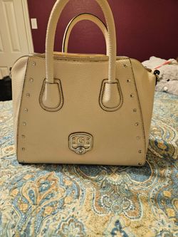 Cream Guess Handbag