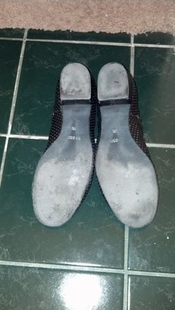 Black Latin dance shoes