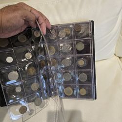 Coin Collection With Folder