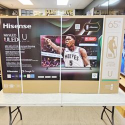 HISENSE 65 INCH ULED MINI LED TV'S 65U6N IN STOCK W/WARRANTY FULL ARRAY W/WARRANTY - PAYMENT OPTIONS
