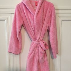 Pink Hooded Robe