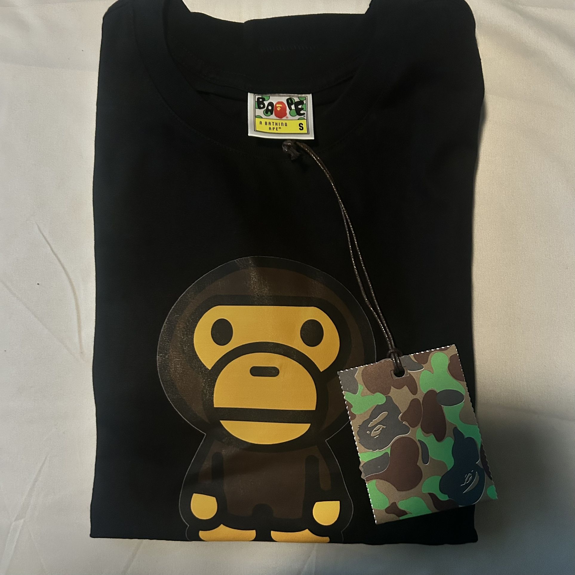 BRAND NEW black BAPE size small shirt