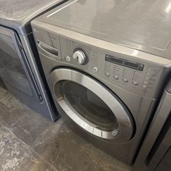 Used LG Gas Dryer Front Load Stainless Steel