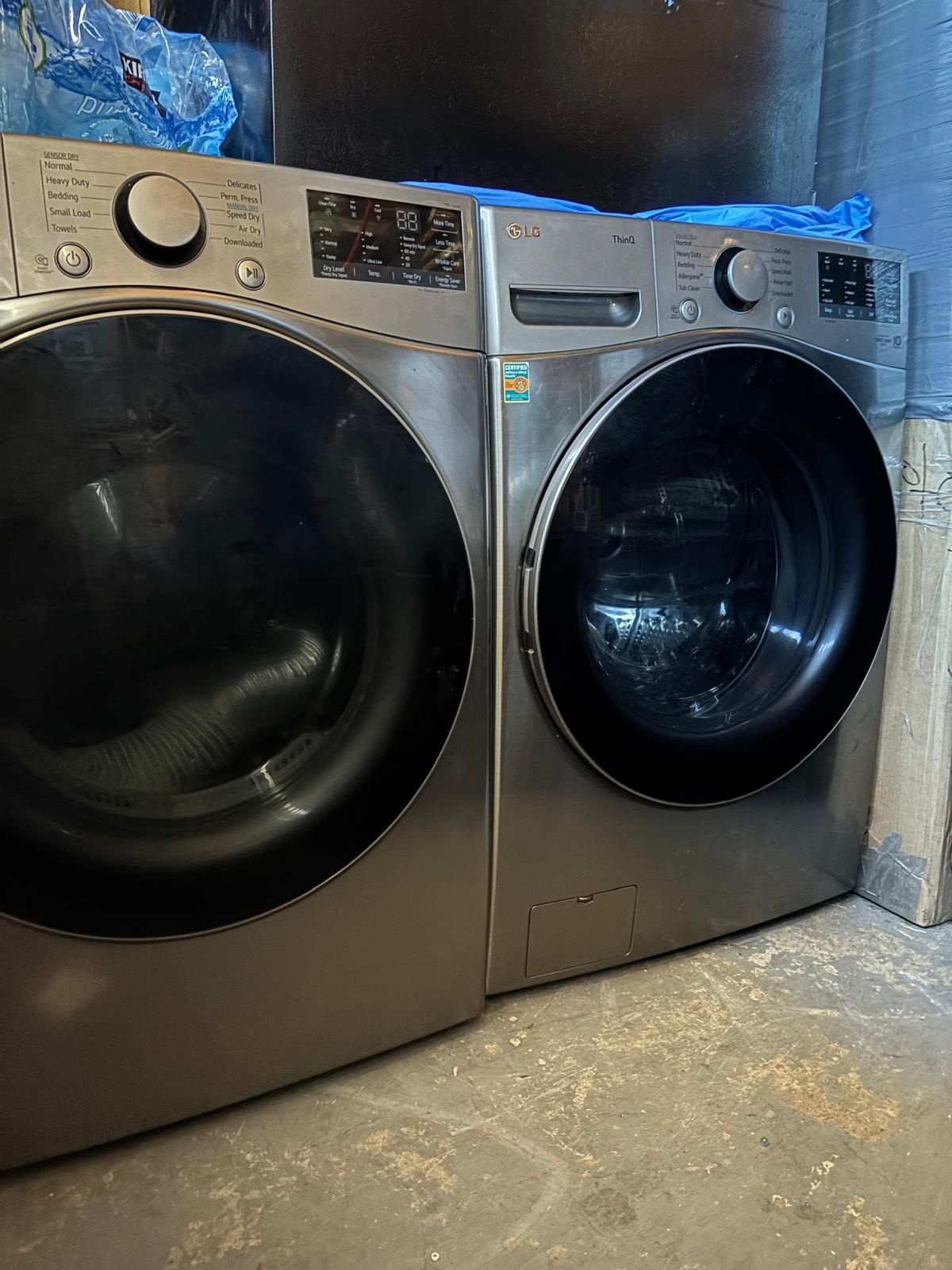 Washer and dryer