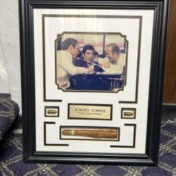 Al Pacino Scarface  Black Photo Frame
