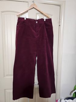 Women's Velvet Wide-Leg Pants