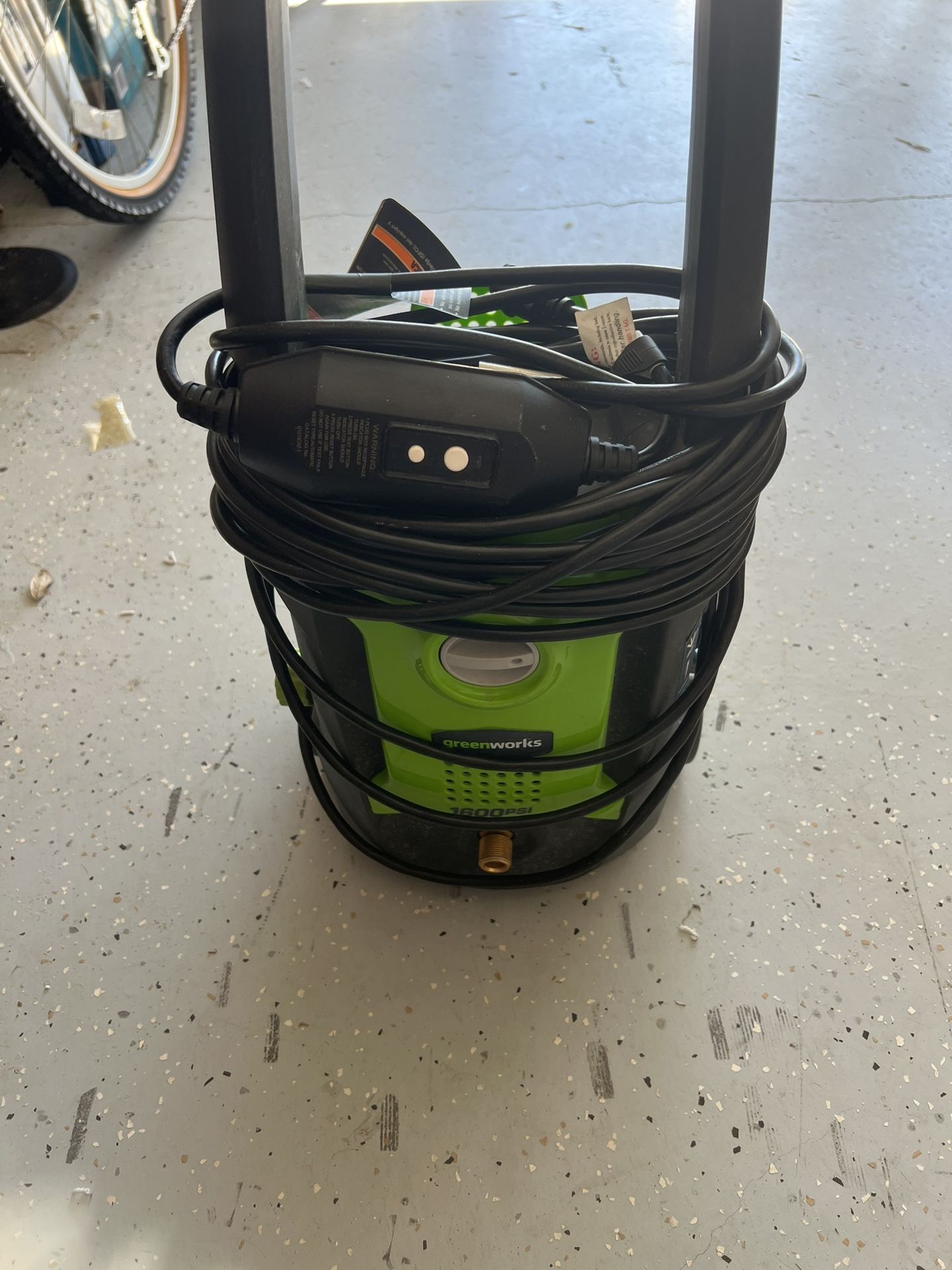 Greenworks 1600 PSI Pressure Washer No Hose Or Handle