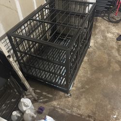 47 inch metal crate