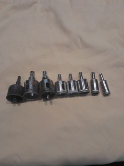 Granite, Concrete bits 8 pcs by $10.00 pick up only