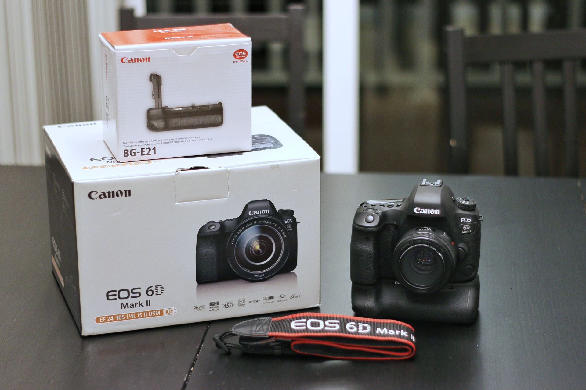 REDUCED PRICE— Canon EOS 6D Mark II with EF 50mm f/1.8 STM Lens & New Battery Grip