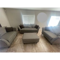 Sofa, Loveseats, & Ottoman $700 OBO