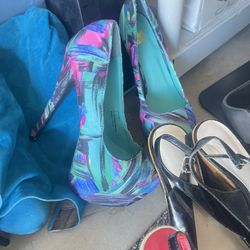 Make An Offer Size 7-8 Heels And Boots