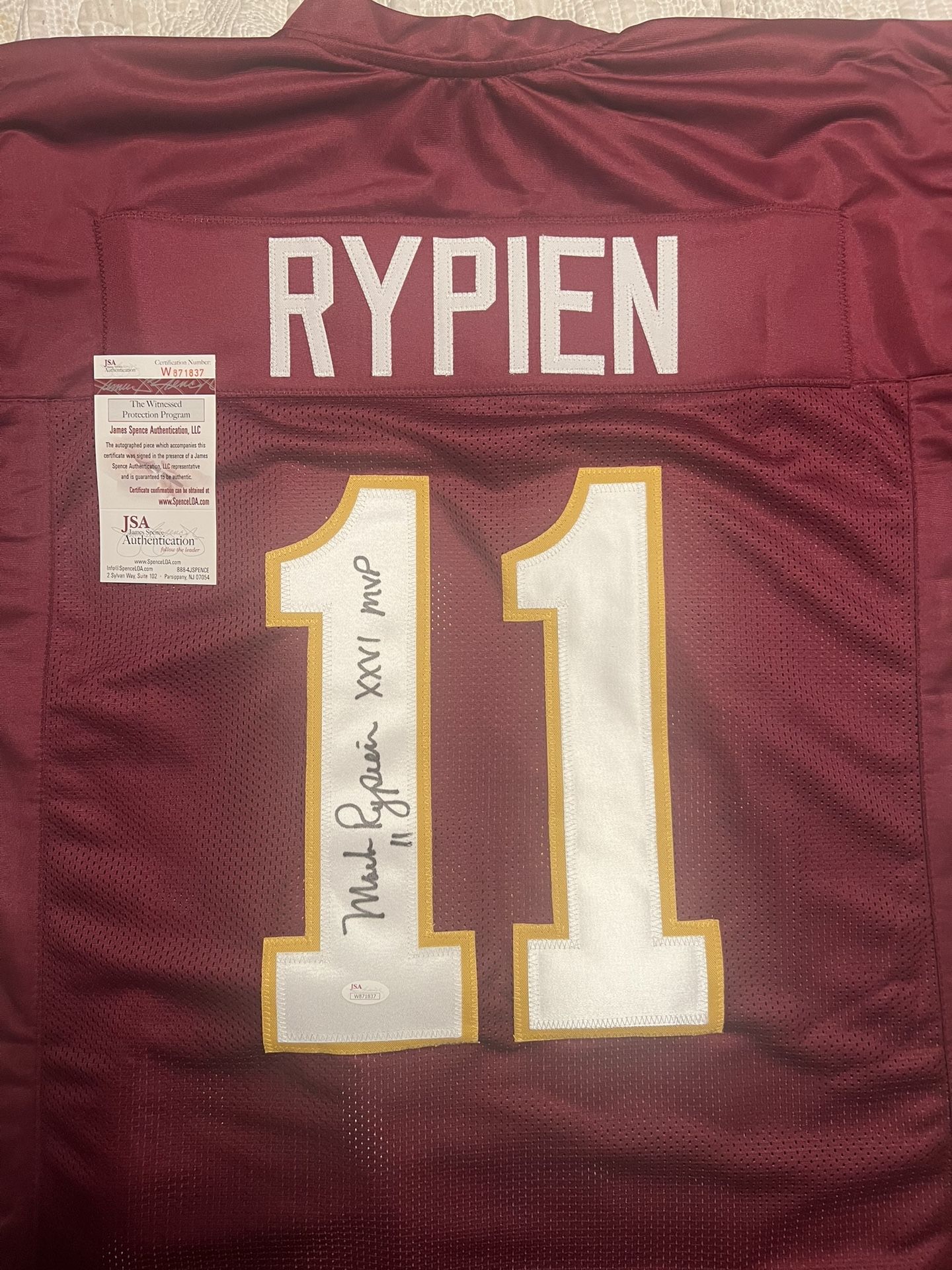 Custom Autographed Jersey
