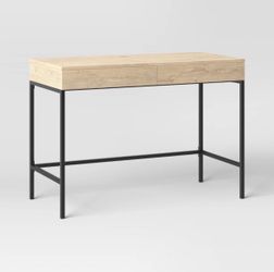 Target Loring Wood Writing Desk with Charging Station
