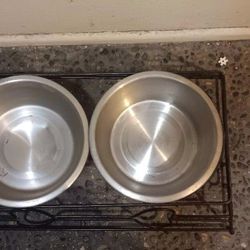 Dog Feeding Trays And Tray Rack 15