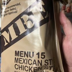 MRE MEXICAN STYLE CHICKEN STEW