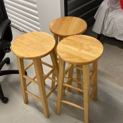 3 Bar Stools 