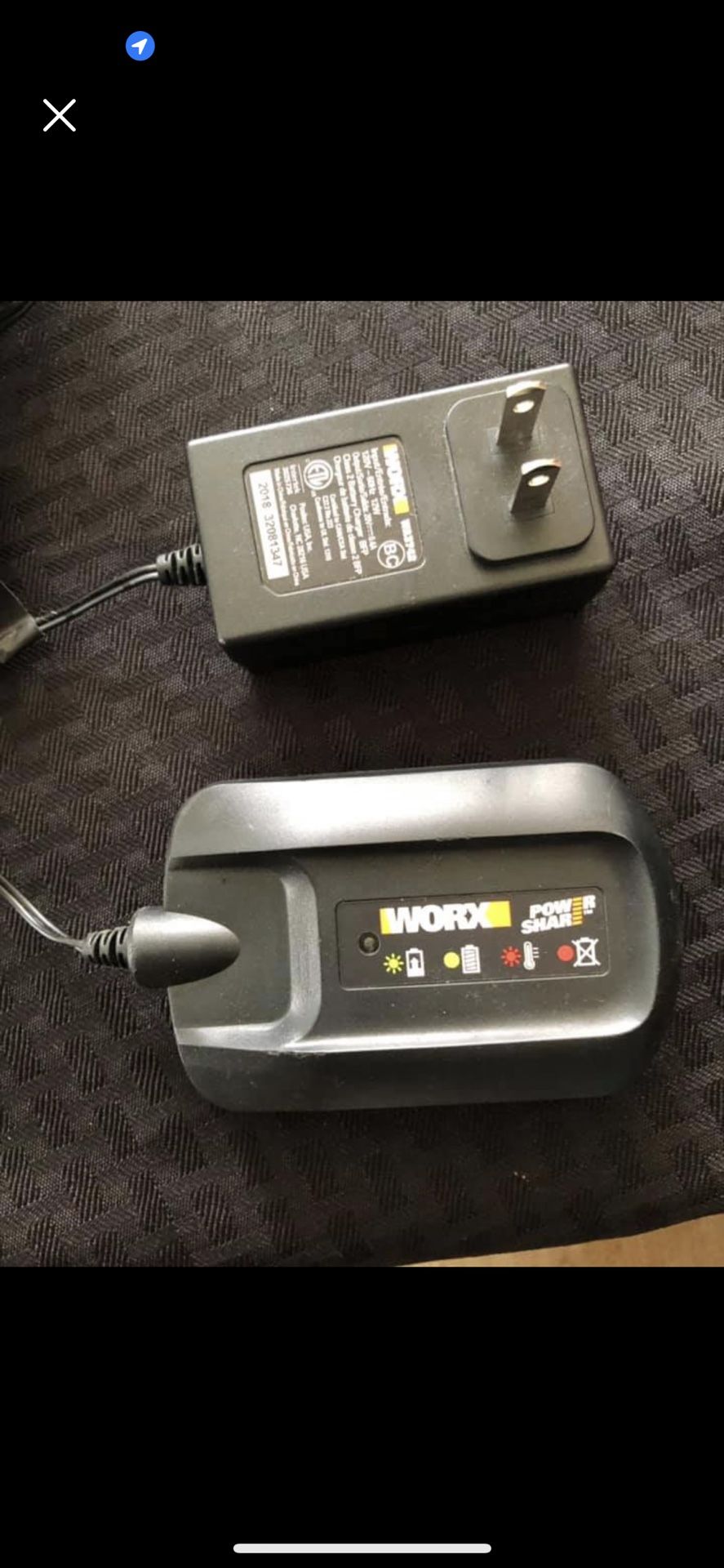 Worx battery charger 20V