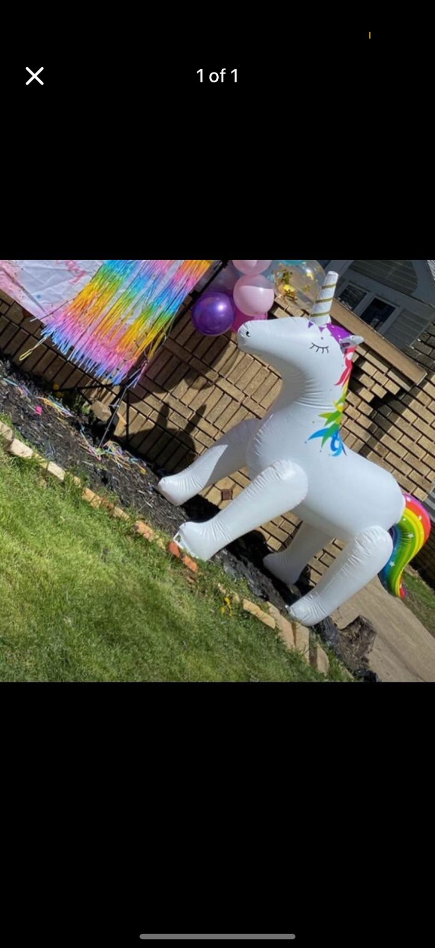 Inflatable Water Unicorn Sprinkler