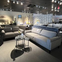 Grey Sofa And Loveseat