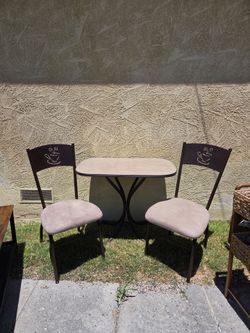Coffee Cafe table and chairs