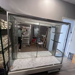 FREE Open Front Glass Case - Lights Up