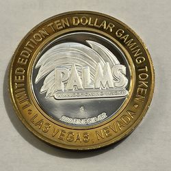 7 .6oz Silver Casino Tokens