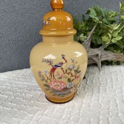 Beautiful Vintage Glass Jar made In Italy