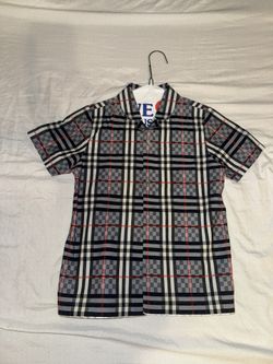 striped burberry tee kids