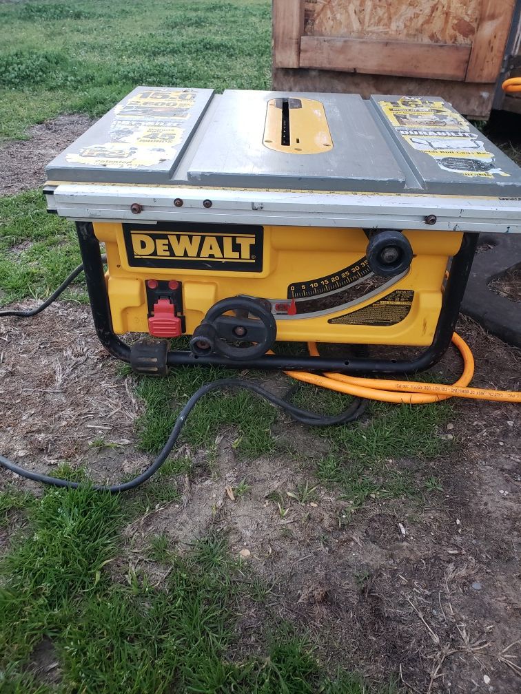 Dewalt table saw