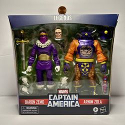 Marvel Legends Baron Zemo & Arnim Zola Action Figures