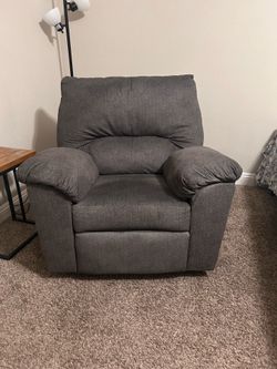 Grey recliner