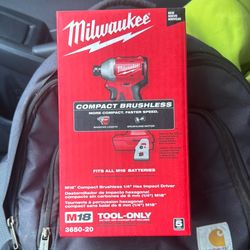 Milwaukee M18 Brushless Impact Driver