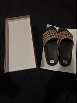 Vintage Check Slide Sandals
