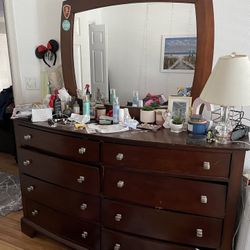 Dresser and Mirror