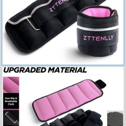 New 5//lbs Pair Adjustable Ankle Weights with Carry Bag Sets for Women Men Kids To Running, Walking, Fitness Training, Yoga,